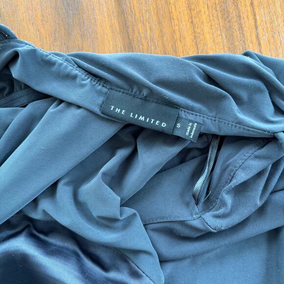 Y2K The Limited Dark Gray Flowy Tank Elastic Waistband Double Straps Size Small - Picture 3 of 9